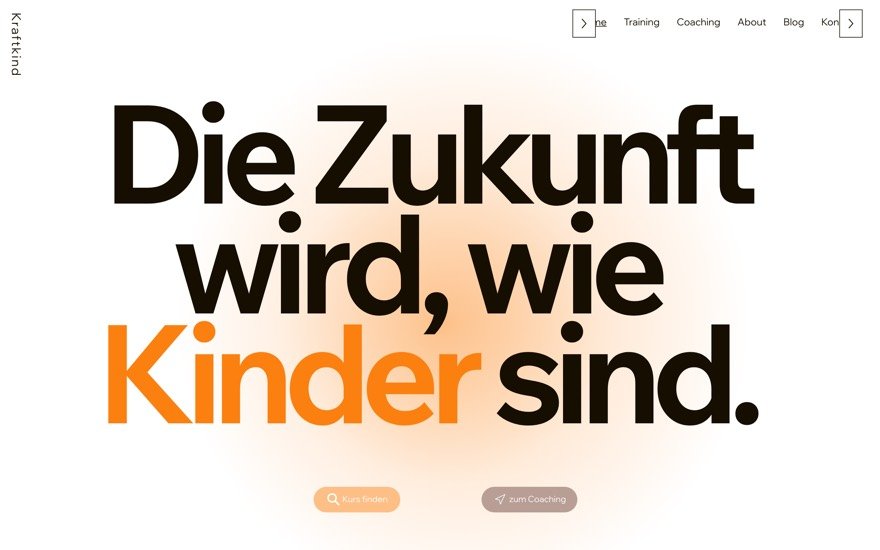 Website Kraftkind Training