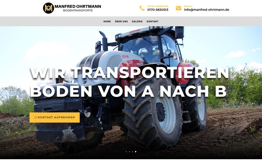 Website Manfred Ohrtmann