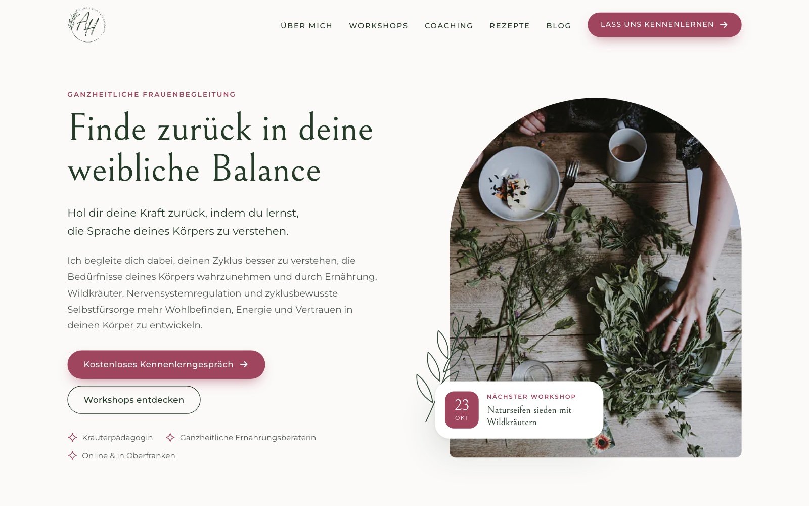 Website Anna-Lena Hirschmann